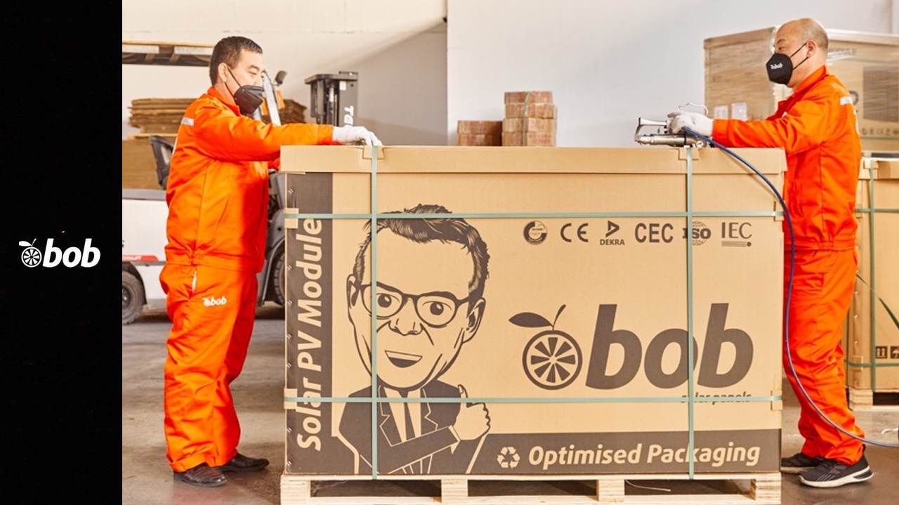 Breaking | Smart packaging for all Bob products.